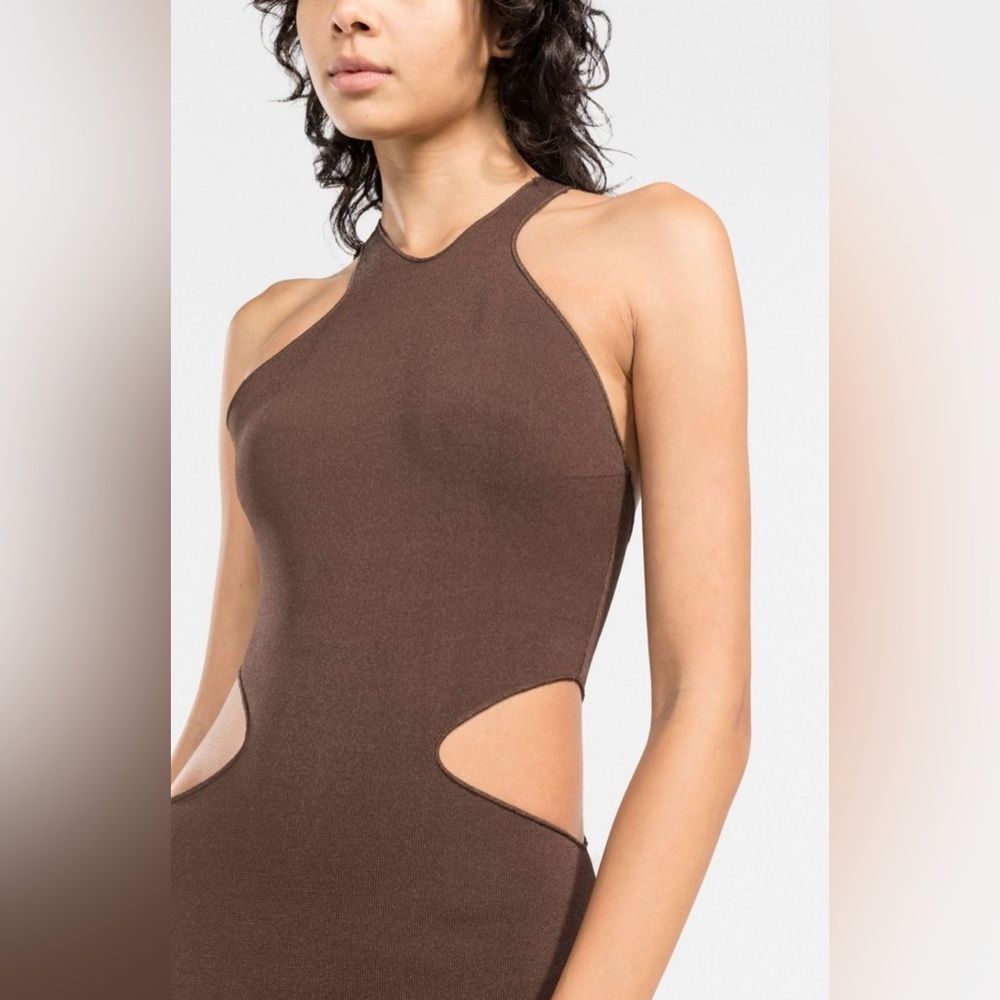 There Was One Cut-Out Knitted Midi Dress Size Small Made In Italy EUC